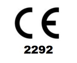 CE标志下方标注UDEM认证机构编号2292示例图