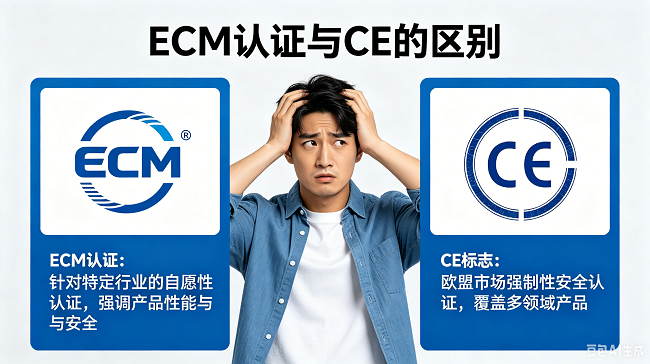 ECM认证和CE的区别